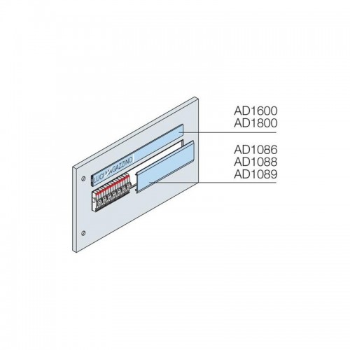 Verschluss ABB schlitze für DIN 24 MODULE (3PZ) AD1088 Verschluss ABB schlitze für DIN 24 MODULE (3PZ) AD1088