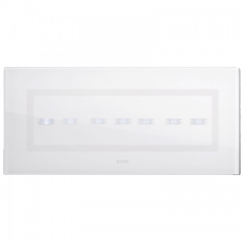 Abdeckrahmen Ave Touch glas-6/7, module Für 7-befehle, die das verschwinden der farbe Weiß hochglanz-finish 44PVTC7 Abdeckrahmen Ave Touch glas-6/7, module Für 7-befehle, die das verschwinden der farbe Weiß hochglanz-finish 44PVTC7