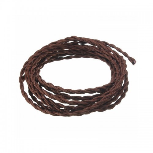 Fanton geflochtenes Seidenkabel 3G1,5 Strang 10 Meter braun 93868-10 Fanton geflochtenes Seidenkabel 3G1,5 Strang 10 Meter braun 93868-10