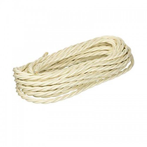 Fanton geflochtenes Seidenkabel 3X1,50 Strang 10 Meter elfenbein 93828-10 Fanton geflochtenes Seidenkabel 3X1,50 Strang 10 Meter elfenbein 93828-10