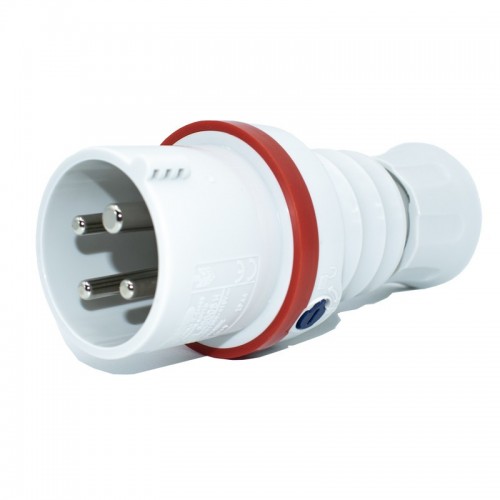 Gewiss mobiler Stecker 3P+E 16A IP44 rot 380V GW60008H Gewiss mobiler Stecker 3P+E 16A IP44 rot 380V GW60008H