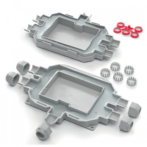 RaYtech Anschlusskasten 5 Eingänge mit Perimeterkammer Gel IP68 FOXBOX RaYtech Anschlusskasten 5 Eingänge mit Perimeterkammer Gel IP68 FOXBOX