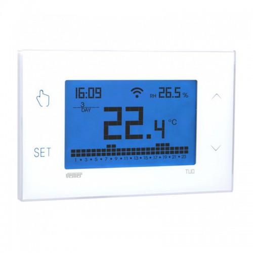 Vemer Wi-Fi Touch Screen Uhrenthermostaste TUO für den Einbau VE772000 Vemer Wi-Fi Touch Screen Uhrenthermostaste TUO für den Einbau VE772000