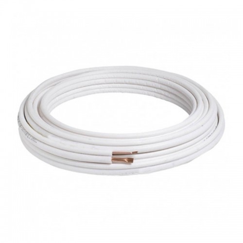 Isoliertes Kupferrohr für Klimaanlagen 1/4" 50 meter NTE0114.08 Isoliertes Kupferrohr für Klimaanlagen 1/4" 50 meter NTE0114.08