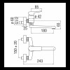 Nobili LIVING Waschtischbatterie für die Wandmontage NB84115 CR Nobili LIVING Waschtischbatterie für die Wandmontage NB84115 CR