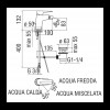 Bidetarmatur Nobili NOBI ECO Chrom NBE84119/1CR Bidetarmatur Nobili NOBI ECO Chrom NBE84119/1CR
