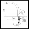 Nobili Confort Chrom-Spültischbatterie HE24113CR