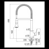 Nobili Blues Verchromte schwenkbare Küchenarmatur BS101300/3CR Nobili Blues Verchromte schwenkbare Küchenarmatur BS101300/3CR