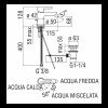 Nobili ABC ECO Mischbatterie für Bidet Verchromt ABE87119/1CR Nobili ABC ECO Mischbatterie für Bidet Verchromt ABE87119/1CR