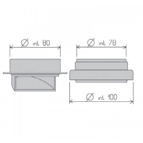 Beretta Split-Kit ø80 für Idrabagno Warmwasserbereiter LX-17 1220409 Beretta Split-Kit ø80 für Idrabagno Warmwasserbereiter LX-17 1220409