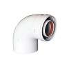 Koaxiale 90°-Kurve für Rauchgasabzugs-Warmwasserbereiter Baxi 60/1000 KHG71410151