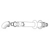 Wandmontierter Rauchgasabzugssatz für Rinnai-Warmwasserbereiter FOT-HX080-007 Wandmontierter Rauchgasabzugssatz für Rinnai-Warmwasserbereiter FOT-HX080-007