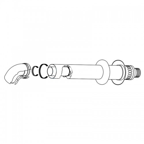 Wandmontierter Rauchgasabzugssatz für Rinnai-Warmwasserbereiter FOT-HX080-007 Wandmontierter Rauchgasabzugssatz für Rinnai-Warmwasserbereiter FOT-HX080-007