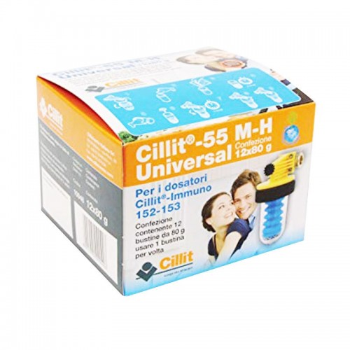 Packung mit universellen Polyphosphatsalzen Cillichemie Cillit 55 M-H 12 80g Beutel 10048 Packung mit universellen Polyphosphatsalzen Cillichemie Cillit 55 M-H 12 80g Beutel 10048