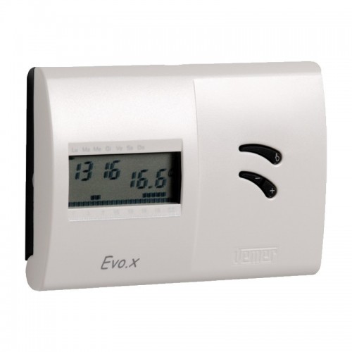 Vemer Wand-Programmierbarer Thermostat EVO.X Weiß VN118600 Vemer Wand-Programmierbarer Thermostat EVO.X Weiß VN118600