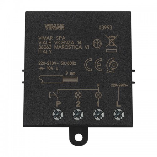 Vimar-Impulsrelais-Modul 4 Sequenzen Quid 10A 03993 Vimar-Impulsrelais-Modul 4 Sequenzen Quid 10A 03993