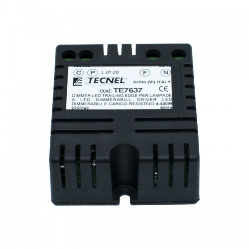 Tecnel Dimmer für Glühbirne und LED-Lichtbänder TE7637 Tecnel Dimmer für Glühbirne und LED-Lichtbänder TE7637