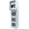 Palazzoli Baustellenverteiler mit 3 Steckdosen und 5 DIN-Modulen 579823 Palazzoli Baustellenverteiler mit 3 Steckdosen und 5 DIN-Modulen 579823