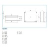 Steckdose Bocchiotti wasserdichte wand-380X300X12 IP56 B04847 Steckdose Bocchiotti wasserdichte wand-380X300X12 IP56 B04847
