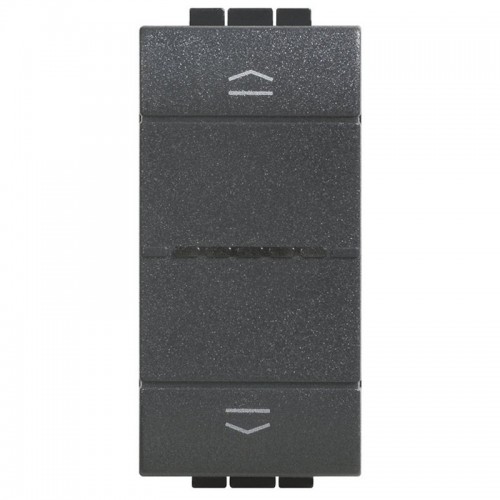 Befehl Rollläden Verbunden Bticino Living Light farbe Anthrazit L4027C Befehl Rollläden Verbunden Bticino Living Light farbe Anthrazit L4027C