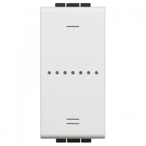Bticino Living Light angeschlossener Dimmer Weiß N4411C Bticino Living Light angeschlossener Dimmer Weiß N4411C