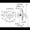 Paneel Einhebelmischer für Unterputzdusche Grohe EUROSMART 33556002 Paneel Einhebelmischer für Unterputzdusche Grohe EUROSMART 33556002