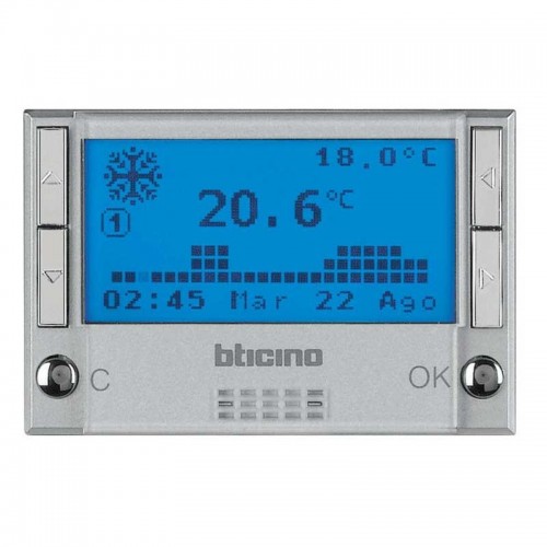 Bticino Axolute Programmierbarer Thermostat HC4451 Bticino Axolute Programmierbarer Thermostat HC4451