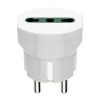 Vimar-Adapter deutscher Schuko Stecker bidirektional 16A 00301.B Vimar-Adapter deutscher Schuko Stecker bidirektional 16A 00301.B