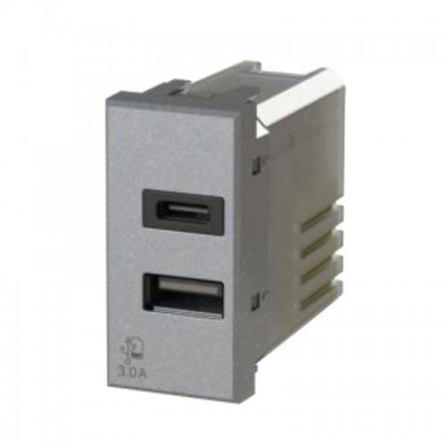 4Box USB-Steckdose 3.0A für Bticino Axolute tech Serie 4B.HC.USB.30 4Box USB-Steckdose 3.0A für Bticino Axolute tech Serie 4B.HC.USB.30