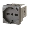 4Box P40 zweipolig und Schuko-Steckdose mit USB 3.0A Vimar Arke grau 4B.V19.P40.USB 4Box P40 zweipolig und Schuko-Steckdose mit USB 3.0A Vimar Arke grau 4B.V19.P40.USB