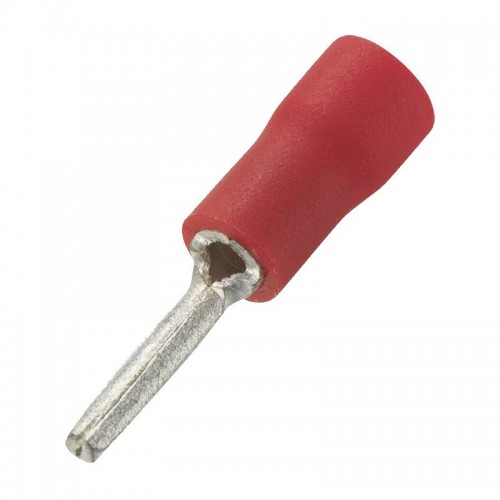 BM Rundstiftkabelschuhe mit PVC-Isolation 1,5MM Durchmesser 4 100 St. BM Rundstiftkabelschuhe mit PVC-Isolation 1,5MM Durchmesser 4 100 St.