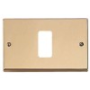Master Abdeckrahmen 1 Modul Bronze für master 351-1-Halterungen Master Abdeckrahmen 1 Modul Bronze für master 351-1-Halterungen