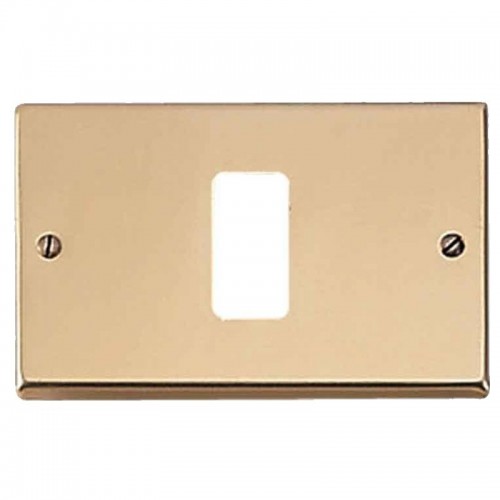 Master Abdeckrahmen 1 Modul Bronze für master 351-1-Halterungen Master Abdeckrahmen 1 Modul Bronze für master 351-1-Halterungen