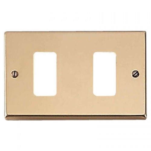 Master Abdeckrahmen 2 Module Bronze für master 351-2-Halterungen Master Abdeckrahmen 2 Module Bronze für master 351-2-Halterungen