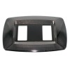 Master Modì Abdeckrahmen für Bticino 2 Module gunmetal MD232 Master Modì Abdeckrahmen für Bticino 2 Module gunmetal MD232