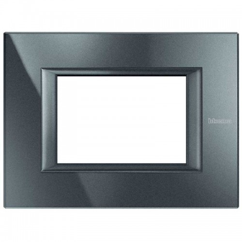 Platte Bticino Axolute 3 Module Anthrazit Monochrom HA4803HS Platte Bticino Axolute 3 Module Anthrazit Monochrom HA4803HS