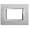 Bticino Axolute Platte 3 Module Chrom HA4803CR Bticino Axolute Platte 3 Module Chrom HA4803CR