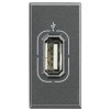 Bticino Axolute Antracite HS4285 USB-Datenbuchse Bticino Axolute Antracite HS4285 USB-Datenbuchse