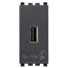 Vimar Eikon 5V1,5A USB-Steckdose grau 20292 Vimar Eikon 5V1,5A USB-Steckdose grau 20292
