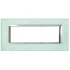 Bticino Axolute Abdeckrahmen 6 Module Farbe Kristallglas HA4806VKA Bticino Axolute Abdeckrahmen 6 Module Farbe Kristallglas HA4806VKA