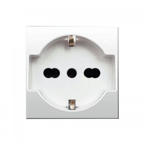 Ave Domus Sistema 44 universal Schuko-Steckdose 10/16A 441090/15TS Ave Domus Sistema 44 universal Schuko-Steckdose 10/16A 441090/15TS