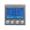 Raumthermostat wöchentlich Ave Allumia System 44 mit hintergrundbeleuchtung 443CRT Raumthermostat wöchentlich Ave Allumia System 44 mit hintergrundbeleuchtung 443CRT