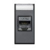 Daten-port, Ave-Tekla RJ45 CAT.5E UTP schwarz 1 modul 445027C5E Daten-port, Ave-Tekla RJ45 CAT.5E UTP schwarz 1 modul 445027C5E