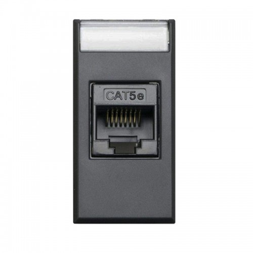 Daten-port, Ave-Tekla RJ45 CAT.5E UTP schwarz 1 modul 445027C5E Daten-port, Ave-Tekla RJ45 CAT.5E UTP schwarz 1 modul 445027C5E