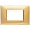 Vimar Plana Abdeckrahmen 3 Module Farbe Mattgold 14653.25 Vimar Plana Abdeckrahmen 3 Module Farbe Mattgold 14653.25