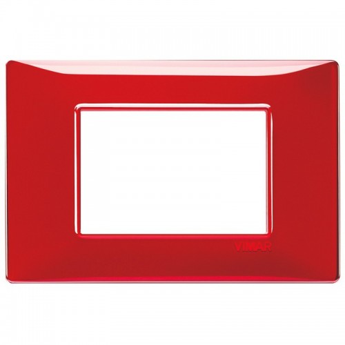 Vimar Plana Abdeckrahmen 3 Module Farbe Rubin 14653.51 Vimar Plana Abdeckrahmen 3 Module Farbe Rubin 14653.51
