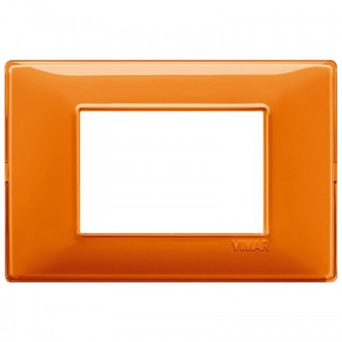 Vimar Plana Abdeckrahmen 3 Module Farbe Orange 14653.48 Vimar Plana Abdeckrahmen 3 Module Farbe Orange 14653.48