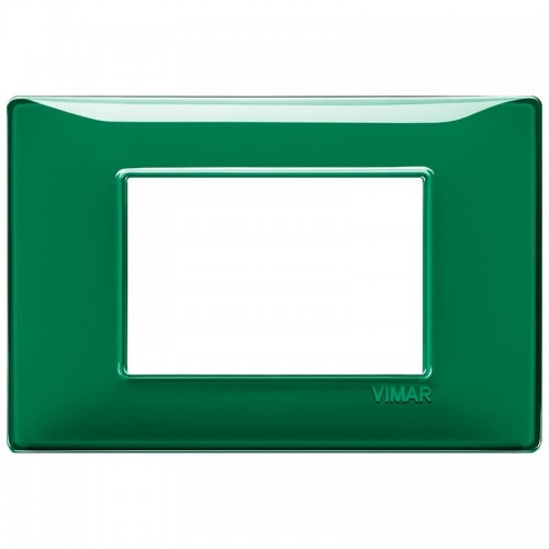 Vimar Plana Platte 3 Module smaragdgrün 14653.47 Vimar Plana Platte 3 Module smaragdgrün 14653.47