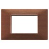 Vimar Plana Abdeckrahmen 3 Module Farbe Makore' 14653.33 Vimar Plana Abdeckrahmen 3 Module Farbe Makore' 14653.33
