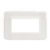 Abdeckrahmen Ave Personal System 44 technopolymer 4 module, weiß 44P04B Abdeckrahmen Ave Personal System 44 technopolymer 4 module, weiß 44P04B
